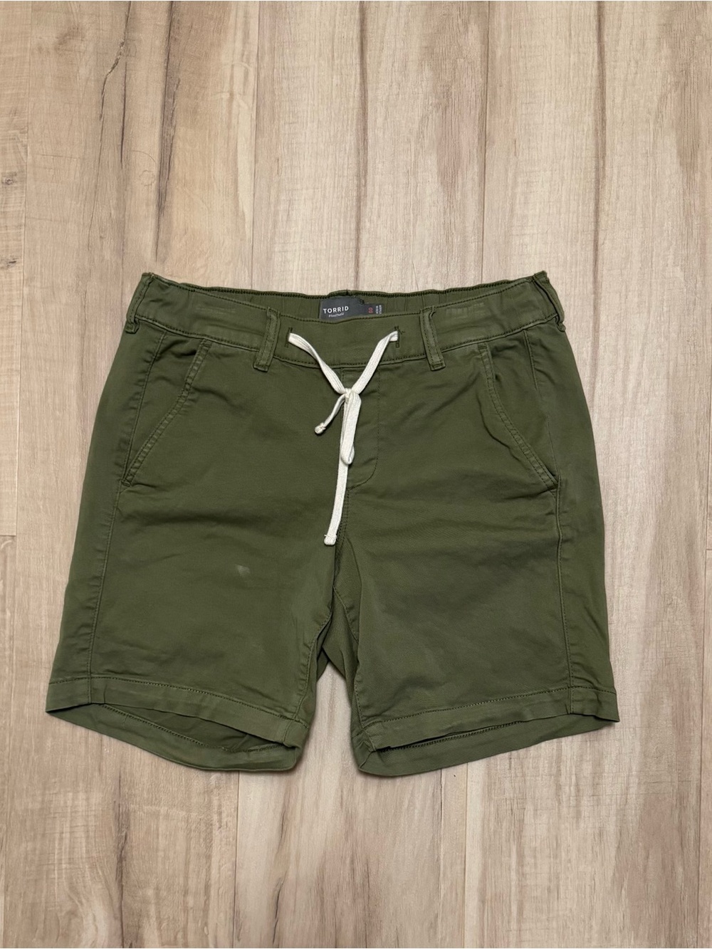 torrid Olive Green Drawstring Casual Shorts